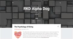 Desktop Screenshot of blog.alphadogmktg.com